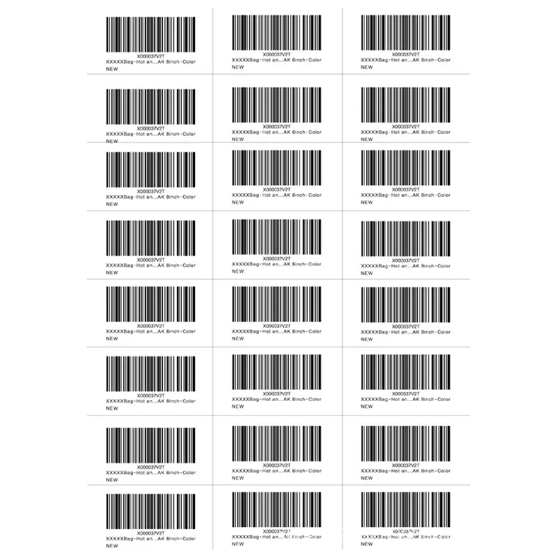 Mendukung disesuaikan label merekat sendiri label ukuran A4 kode QR untuk Laser Inkjet Printer