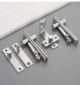 Charnière à pivot supérieure et inférieure en acier inoxydable, charnière de porte dissimulée à 360 degrés pour portes battantes en bois à double action - Product Image 4