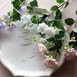 Bouquet de fleurs artificielles en soie mélangée pour la décoration intérieure et les accessoires de photographie en extérieur - Product Image 3
