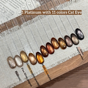 Nouveau Vernis à Ongles Gel Effet Œil de Chat Ambre 12 Couleurs Automne/Hiver 2026, Marron <span class=keywords><strong>Caramel</strong></span> Flash Éclaircissant, Populaire pour LED - Product Image 6