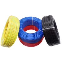 Câble électrique domestique basse tension en cuivre isolé PVC BVR 450/750V, 1 conducteur, 1mm 10mm, fil souple