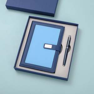 Juego de Regalo de Cuaderno de Cuero PU 2025 con Bolígrafo y Llavero, Producto de Oficina Promocional Hecho a Mano para Eventos y Negocios - Product Image 6