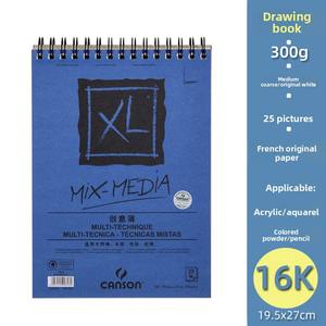 Carnet de dessin créatif en spirale 8K/16K <span class=keywords><strong>Canson</strong></span> XL Series pour marqueurs, peinture acrylique, croquis et aquarelle - Product Image 6