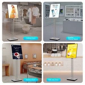 Caja de Luz LED Personalizada de Doble Pilar con Retroiluminación, de Pie, de Vidrio Templado, 5000 Lúmenes, Ecológica, Decorativa para Interiores - Product Image 6