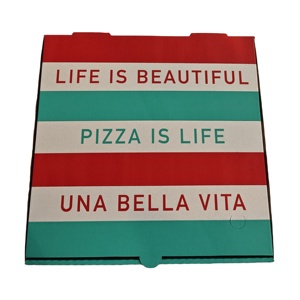 Venta al por mayor embalaje de papel impresión triángulo <span class=keywords><strong>Mini</strong></span> Pizza personalizada Pizza rebanada caja - Product Image 1