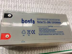 La batería recargable de plomo ácido de 12 voltios <span class=keywords><strong>200</strong></span> Amperios de medidas técnicas o de organización para reducir la exposición al ruido (como ofrecer a los trabajadores para el panel solar - Product Image 5