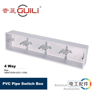 Boîte de <span class=keywords><strong>connexion</strong></span> électrique boîte de lumière encastrée 2 voies plastique ABS PVC PP boîte électronique simple de haute qualité - Product Image 5