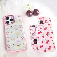 Coque de téléphone à panneau arrière magnétique remplaçable pour iphone 17 / 17pro/17promax/17air avec le chien à rayures verticales dorées