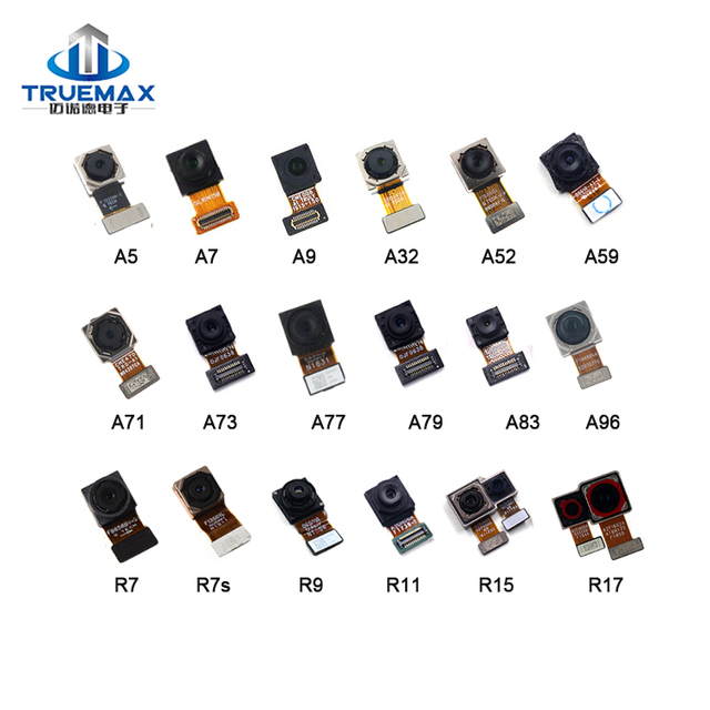 Replacement Original Big Back Front Camera Rear Lens Flex for OPPO Reno 4 5 6 A3s A5 A7 A12 A15 A57 A83 F5 F7 F9 F11 Pro F17