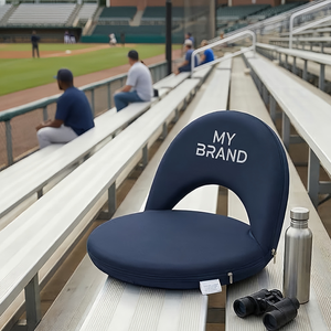 Asiento Ergonómico Portátil <span class=keywords><strong>para</strong></span> Estadio con Soporte de Espalda Ajustable <span class=keywords><strong>para</strong></span> <span class=keywords><strong>Gradas</strong></span>, Asientos de Estadio y Actividades al Aire Libre - Product Image 1