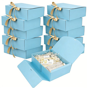 Foldable Customized Shape Recycled Kraft Paper Bridesmaid Wedding Favour Candle Gift Boxes Ribbon Baby Shower <strong>Groomsmen</strong> <strong>Proposal</strong> - Product Image 3
