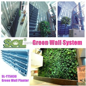 Jardinera Vertical de Plástico para Pared, Macetas para Flores DIY, Productos Patentados SOL - Product Image 3