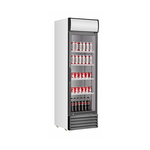 Réfrigérateur à boissons intelligent à porte simple en acier inoxydable, refroidisseur vertical, usage hôtelier et domestique, capacité 360L, vitrine réfrigérée - Product Image 5
