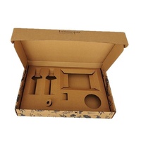 Doublure intérieure en papier kraft pour emballage, impression couleur, boîte avion en carton ondulé, personnalisable en usine