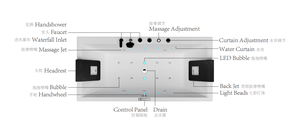 Bain à remous moderne <span class=keywords><strong>et</strong></span> luxueux homologué CE, 1,7-1,9 m, 2-3 personnes, <span class=keywords><strong>avec</strong></span> jets de <span class=keywords><strong>massage</strong></span>, design haut de gamme pour villas, hôtels <span class=keywords><strong>et</strong></span> maisons d'hôtes intérieures - Product Image 4