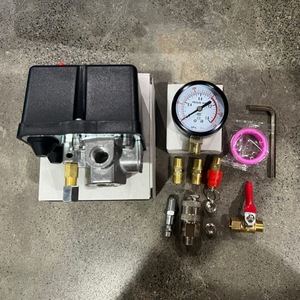 ตัวควบคุมแรงดันลมสำหรับไถพรวน 110-150PSI ชุดประกอบลูกบิดแนวนอน ชุด 12 ชิ้น อะไหล่ระบบนิวเมติก - Product Image 2