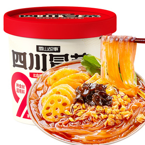 The Story of Shu Mountain - <span class=keywords><strong>Hot</strong></span> <span class=keywords><strong>Pot</strong></span> <span class=keywords><strong>Picante</strong></span> de Camote de Sichuan con 8 Verduras Frescas, Preparado con Agua Caliente, Bajo en Grasa, Sin Cocinar, Instantáneo - Product Image 1