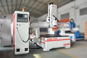 SIGN 4 Axis Woodworking Machine A8-1325-L8 ATC Cnc Wood Router With 9kw Spindle Can Be Rotated 90 Degree Left And Right