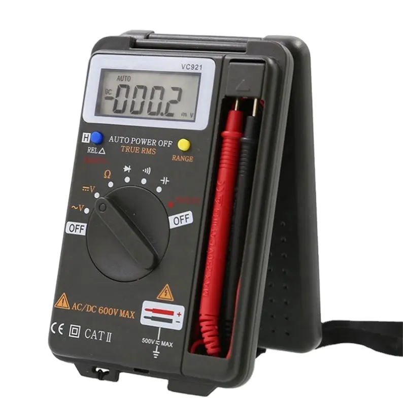 New VC921 3999 DMM VICTOR Mini Integrated Handheld Pocket Digital Frequency Multimeter