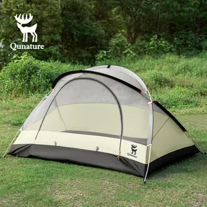 Bir kişi için Qunature yüksek kalite su geçirmez açık kamp çadırları kamp aile piknik çadır