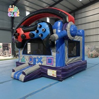 Château gonflable commercial en PVC avec contrôleur de jeu, pour fêtes, importé de Chine