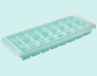 Plateau carré en silicone 24 trous avec couvercle en silicone de qualité alimentaire