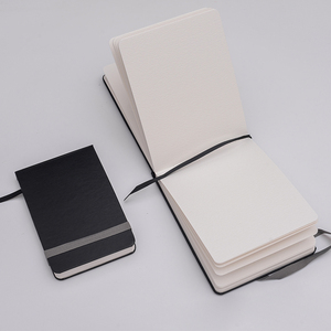 Carnet de croquis en cuir blanc 300GSM/203lb 16x12cm/9x14cm, impression numérique sans acide, pour les voyages - Product Image 3
