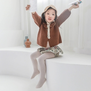 Collants côtelés colorés en coton pour bébés et jeunes enfants filles - Product Image 3