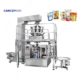 Zipper Bag Flakes Seeds Pop Corn Doypack Pouch Packaging Automatic Snacks Packing Machine