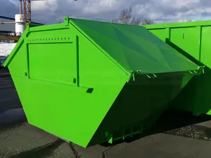 Heavy-Duty Outdoor Cardon Steel Mobile Recycling Skip Bins For Construction Mining Works Sell Out Fast