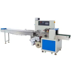 Full Automatic Slipper Wrapping Machine With Servo Motor Multi-Function Pillow Type Roll Film Packing Machinery