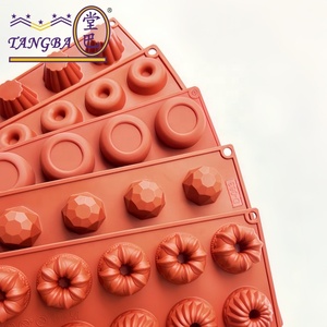 Tangba Mini Moule en Silicone pour Desserts Mousse Résistant aux Hautes Températures, Moule à Gâteau de Pâtisserie, Moule en Silicone DIY pour Bougies, Outil à Gâteau - Product Image 3