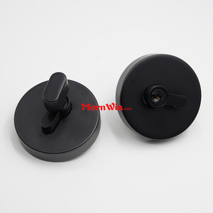 シングルとダブルマットブラック仕上げラウンドロゼットセキュリティDeadbolt Lock亜鉛合金シリンダー<span class=keywords><strong>Deadlock</strong></span> - Product Image 4