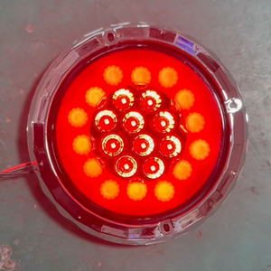 <span class=keywords><strong>Feu</strong></span> arrière rond de 4 pouces, ambre rouge blanc, <span class=keywords><strong>feu</strong></span> de freinage, <span class=keywords><strong>feu</strong></span> de brouillard, <span class=keywords><strong>feu</strong></span> de stop, clignotant, marche arrière, acier inoxydable chromé, semi-<span class=keywords><strong>remorque</strong></span> - Product Image 2