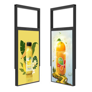 Écran d'affichage numérique suspendu double face, écran de menu de restaurant commercial ultra-fin 55 pouces à haute luminosité 3000 <span class=keywords><strong>Nitro</strong></span> - Product Image 1