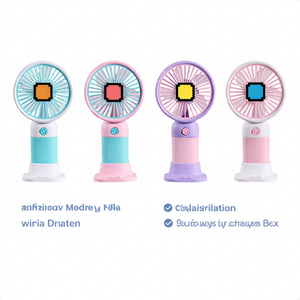 Ventilateur Électrique Portable Mini Pliable à Trois Vitesses Rechargeable par USB pour la Maison ou la Voiture - Vente en Gros - Product Image 1