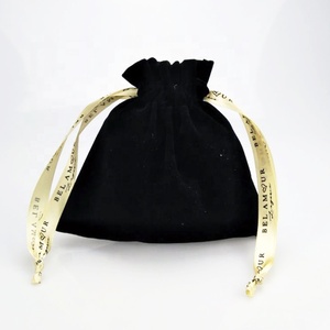 Black Hot Sale Custom Black Velvet Dice Bag Colorful Big <b>Small</b> 8x10cm Hat Dust Bags With <b>Draw</b> String - Product Image 5