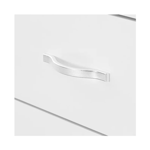 Modern Solid Wood <strong>Pine</strong> 5-Drawer <strong>Dresser</strong> White for Home Apartment Hotel Storage - Product Image 6