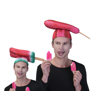 All'ingrosso nuovo uomo donna divertente divertente cappello di anguria cappelli di Halloween Performance sceniche maschera Costume per ruolo <span class=keywords><strong>Paly</strong></span> - Product Image 1