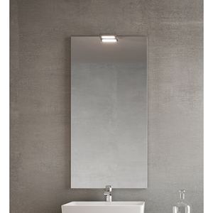 MIROIR PANORAMIQUE 52 CM AVEC LAMPE LED - Product Image 1