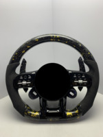 Volant de course personnalisé en ALCANTARA et fibre de carbone avec LED pour Mercedes-Benz Série W213 W463 W222 G63 C43 GLS53 GT50 A45AMG