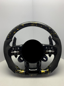 Volante Deportivo Personalizado con LED, ALCANTARA y Fibra de Carbono para Mercedes-Benz Serie W213 W463 W222 G63 C43 GLS53 GT50 <span class=keywords><strong>A45AMG</strong></span> - Product Image 1