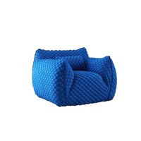 Canapé Chubby Bleu Nuvola Designer Italien Minimaliste Tissu Ultra-Doux Influenceur Canapé Simple Chaise Créative et Unique
