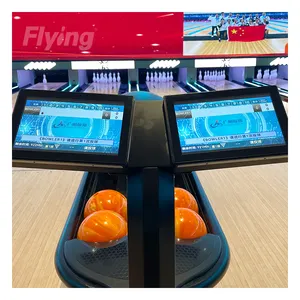 Üreticinin yeni ördek Pin Bowling topu eğlence ekipmanları makine Bowling şerit makinesi
