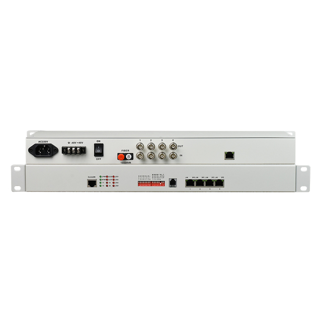 PDH mux multiplexer optical mux 4E1 + 4ethernet with network management function