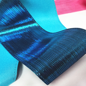 Cintas Gordon de una sola cara Glsosy cinta banda metálica Lazo de cinta grande <span class=keywords><strong>para</strong></span> decoración de árbol de Navidad - Product Image 3