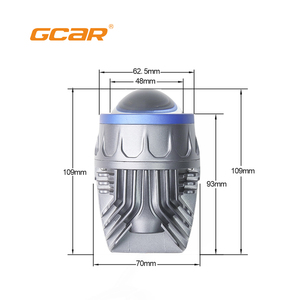 GCAR 2026 Nuevo Proyector Bi-LED <span class=keywords><strong>F1</strong></span> de 2 Pulgadas, Lámpara Antiniebla de un Solo Color 6000K, IP67 Impermeable, Luz de Conducción Universal para Autos y Motocicletas - Product Image 2