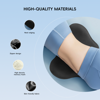 Coussin lombaire ergonomique personnalisé YUE RISE en mousse à mémoire de forme 3D en polyester pour voiture, avion, hôtel, chaises de bureau