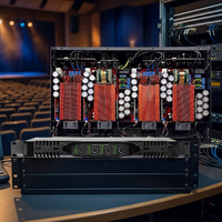Gooermi MIA-DZ1300 4x2000W 4 1U Metal Digital 4-Channel Class D Professional Power Amplifier Sistem Suara Stereo Cetakan Pribadi
