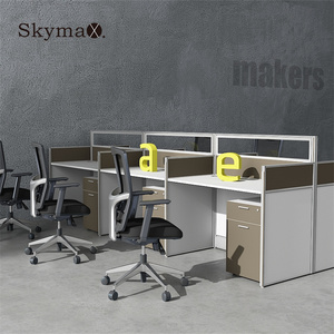 Muebles de oficina para el hogar y juego de sillas Esenciales para el hogar Estación DE TRABAJO Escritorio Muebles de oficina Cubículo de oficina moderno - Product Image 2